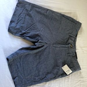 Indigo Chino Shorts (32 waist) BRAND NEW